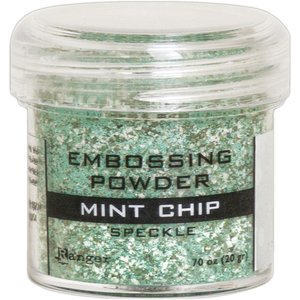 Polvos de embossing Ranger Speckle Mint Chip