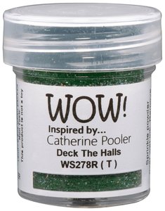 Polvos de embossing WOW Deck The Halls by Catherine Pooler