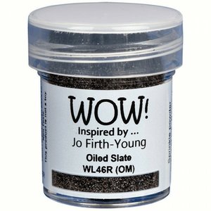 Polvos de embossing WOW Oiled Slate