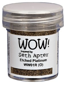 Polvos de embossing WOW Etched Platinum