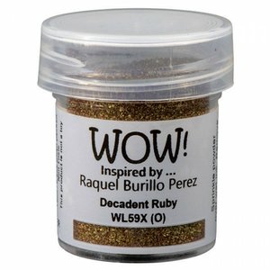 Polvos de embossing WOW Decadent Ruby