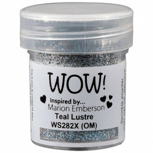 Polvos de embossing WOW Teal Lustre