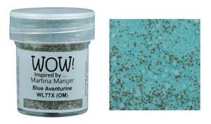 Polvos de embossing WOW Blue Aventurine