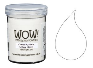Polvos de embossing WOW Clear Gloss Ultra High Large Jar 160 ml