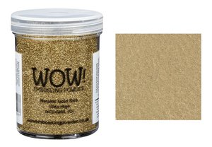 Polvos de embossing WOW Metallic Gold Rich Ultra High Large Jar 160 ml