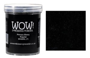 Polvos de embossing WOW Primary Ebony Large Jar 160 ml