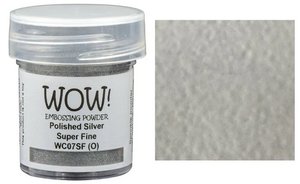 Polvos de embossing WOW Polished Silver Super Fine
