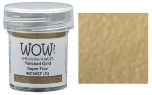 Polvos de embossing WOW Polished Gold Super Fine