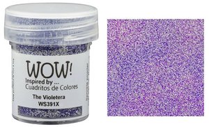 Polvos de embossing WOW The Violetera by Cuadritos de Colores