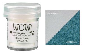 Polvos de embossing WOW Pastel Pearl Hint of Green