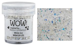 Polvos de embossing WOW White Ice