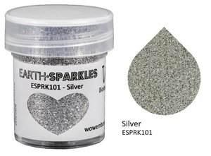 Glitter Biodegradable WOW Earth Sparkles Silver