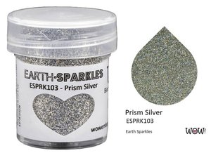 Glitter Biodegradable WOW Earth Sparkles Prism Silver