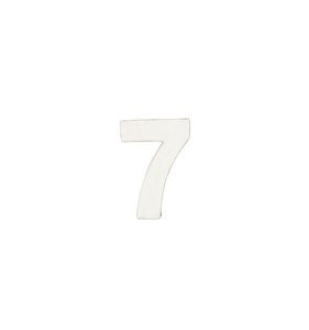 Número 7 7 cm