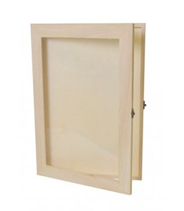 Caja con ventana de cristal 42 x 29,7 cm