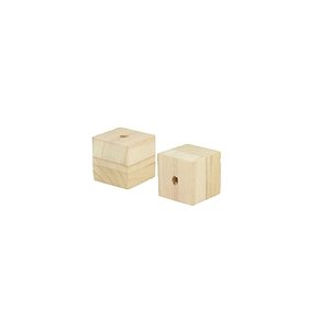Colgante de madera 2 cubos 4,5 cm