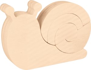 Formas de madera Artemio Jolies Comptines puzzle caracoles