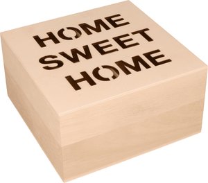 Caja de madera para decorar Home Sweet Home