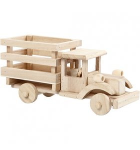 Camión en madera para decorar