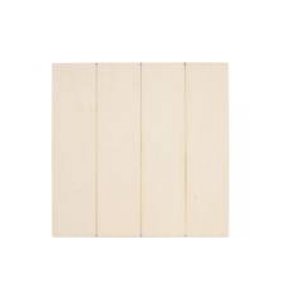 Cuadrado de madera chopo 38x38 cm