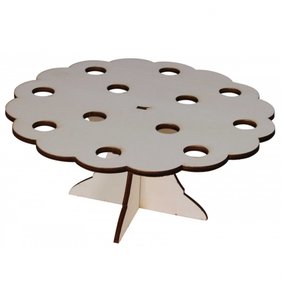 Expositor cucuruchos en madera para decorar