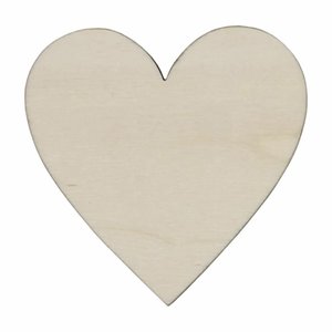 Corazón de madera chopo 7x7 cm