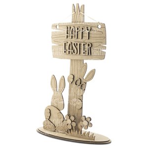 Escena Happy Easter en madera DM para decorar de Fabrika Decoru