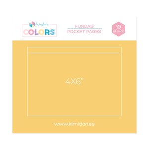 Fundas Kimidori Colors 4"x6" Photoflip