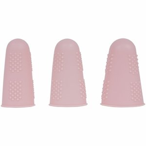 Protectores para dedos de silicona Rosa Artis Decor 3 pcs
