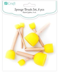 DP Craft Sponge Brush Set 8 Pcs