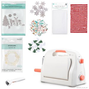 SUPER OFERTA ADVIENTO Máquina de troquelar plegable A4 con Christmas Started Kit