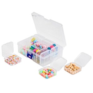 Caja que incluye 14 cajitas para organizar adornos DP Craft