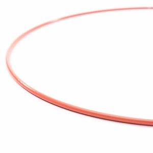 Aro de metal Lacado Rojo Pastel 25 cm de diámetro