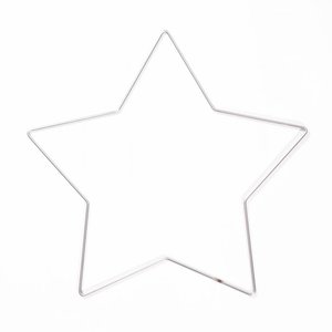 Estrella de metal Color Metal 32 cm de diámetro