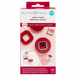 We R Button Press adaptador para adornos cuadrados