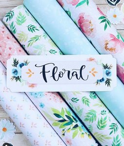Kit de papeles Colección Floral por de The Flower Journal