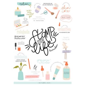 Kit de Stamp Your Life Octubre 2025 SIN SUSCRIPCIÓN INGLÉS
