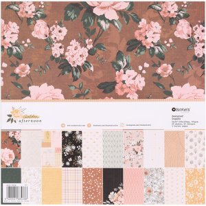 Kit papeles y adornos Golden Afternoon Rosie's Studio