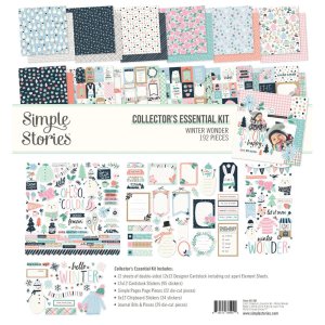Kit 12"x12" Winter Wonder Collector's Essential de Simple Stories