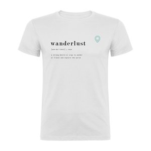 Camiseta Wanderlust Blanca Talla L