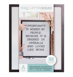 Letter Board 16x20 Black & White