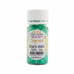 Bote de lentejuelas FD Stars Mini Aquamarine