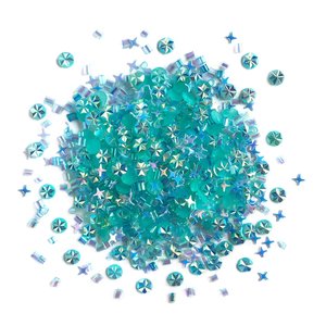 Cajita con gemas y confetti Doo Dazz Caribbean Sea