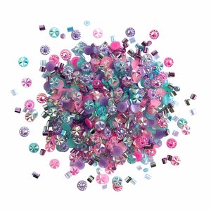 Cajita con gemas y confetti Doo Dazz Princess Sparkle