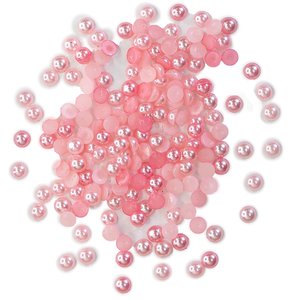 Medias perlas Buttons Galore Half Pearlz Pink Champagne