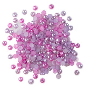 Medias perlas Buttons Galore Half Pearlz Lilac