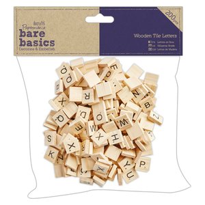 Letras de madera Scrabble