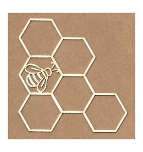 Siluetas Kora Projects Panal con abeja