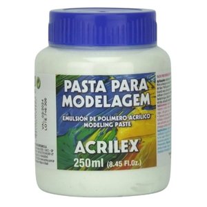 Pasta ligera para modelado especial moldes Acrilex 250 ml