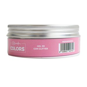 Gel 3D con Glitter Iridiscente Kimidori Colors 150 ml